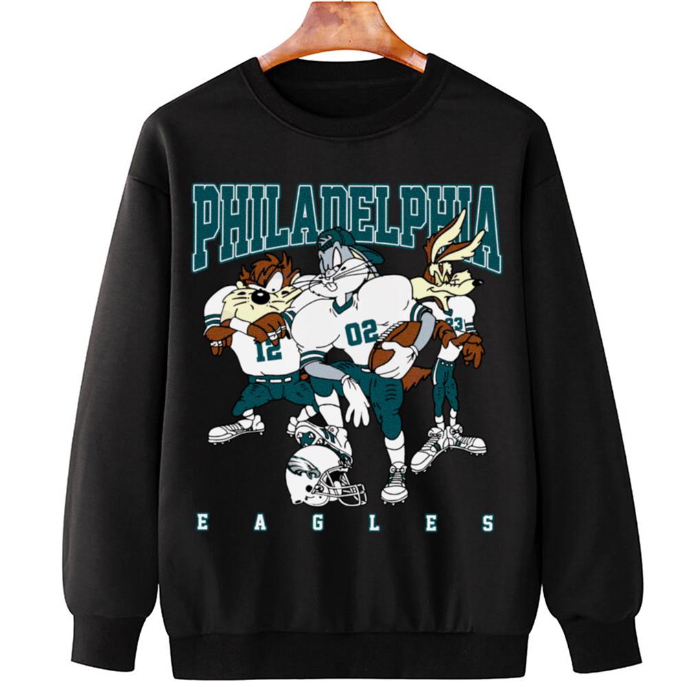 Philadelphia Eagles Bugs Bunny And Taz Player T-Shirt