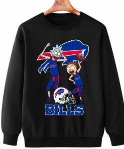 T Sweatshirt Hanging DSRM04 Rick And Morty Fans Play Football Buffalo Bills