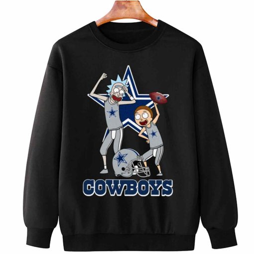 T Sweatshirt Hanging DSRM09 Rick And Morty Fans Play Football Dallas Cowboys