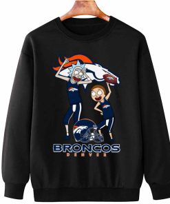 T Sweatshirt Hanging DSRM10 Rick And Morty Fans Play Football Denver Broncos