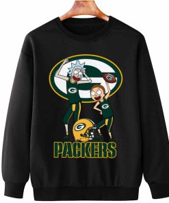 T Sweatshirt Hanging DSRM12 Rick And Morty Fans Play Football Green Bay Packers