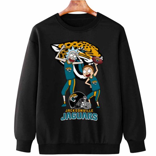 T Sweatshirt Hanging DSRM15 Rick And Morty Fans Play Football Jacksonville Jaguars