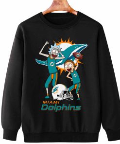 T Sweatshirt Hanging DSRM20 Rick And Morty Fans Play Football Miami Dolphins