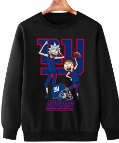 T Sweatshirt Hanging DSRM24 Rick And Morty Fans Play Football New York Giants
