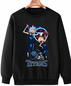 T Sweatshirt Hanging DSRM31 Rick And Morty Fans Play Football Tennessee Titans