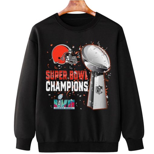 T Sweatshirt Hanging DSSB08 Cleveland Browns Super Bowl LVII 2023 Champions T Shirt