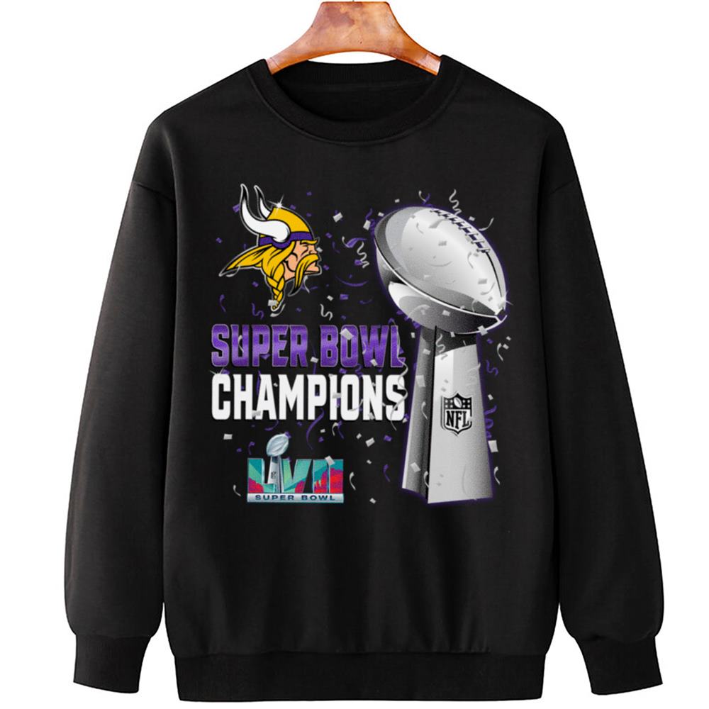 Minnesota Vikings Super Bowl LVII 2023 Champions T-Shirt