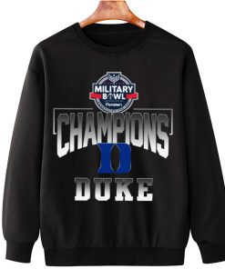 T Sweatshirt Hanging Duke Blue Devils Military Bowl Champions T Shirt