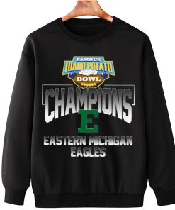 T Sweatshirt Hanging Eastern Michigan Eagles Famous Idaho Potato Bowl Champions T Shirt