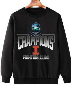 T Sweatshirt Hanging Fighting Illini ReliaQuest Bowl Champions T Shirt