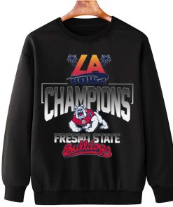 T Sweatshirt Hanging Fresno State Bulldogs LA Bowl Champions T Shirt