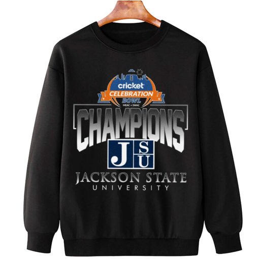 T Sweatshirt Hanging Jackson State University Cricket Celebration Bowl Champions T Shirt