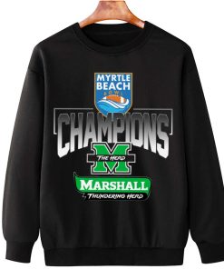 T Sweatshirt Hanging Marshall Thundering Herd Myrtle Beach Bowl Champions T Shirt