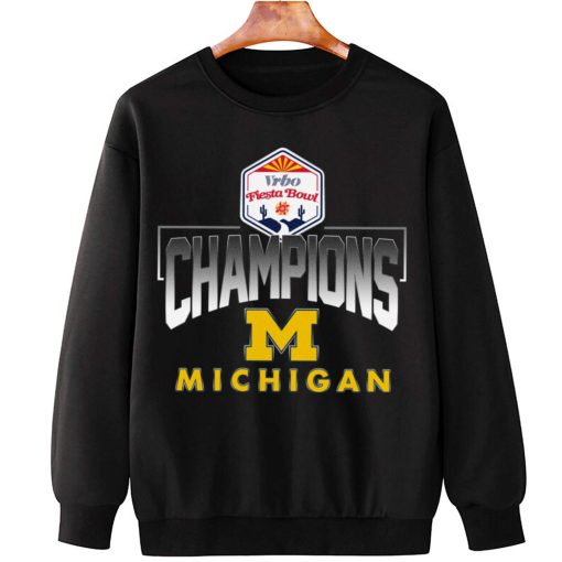 T Sweatshirt Hanging Michigan Wolverines Fiesta Bowl Champions T Shirt