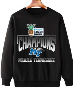 T Sweatshirt Hanging Middle Tennessee Hawaii bowl Champions T Shirt