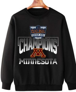 T Sweatshirt Hanging Minnesota Golden Gophers Mowers Pinstripe Bowl Champions T Shirt