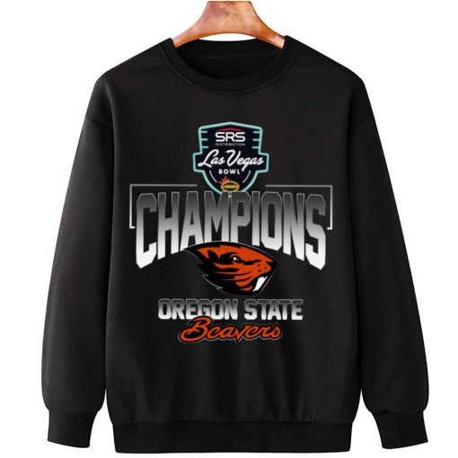 T Sweatshirt Hanging Oregon State Beavers Las Vegas Bowl Champions T Shirt