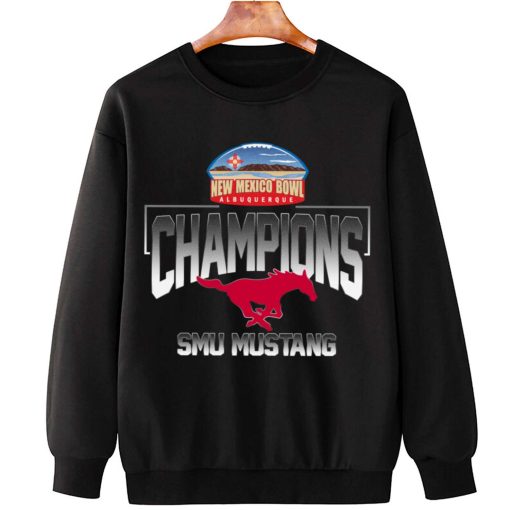 T Sweatshirt Hanging SMU Mustang New Mexico Bowl Champions T Shirt