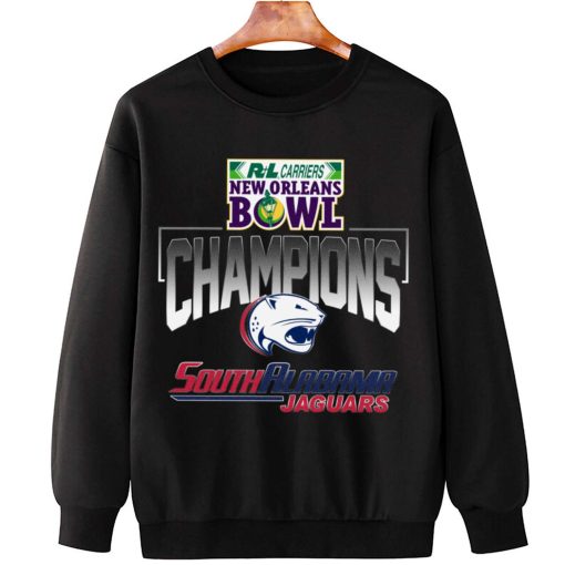 T Sweatshirt Hanging South Alabama Jaguars New Orleans Bowl Champions T Shirt