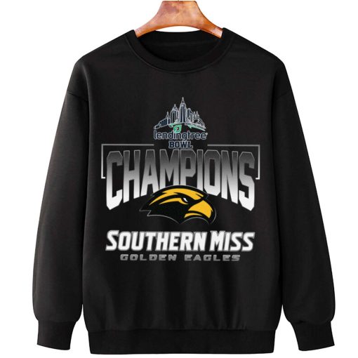 T Sweatshirt Hanging Southern Miss Golden Eagles Lendingtree Bowl Champions T Shirt