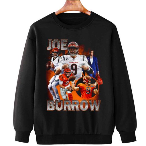 T Sweatshirt Hanging TSBN115 Joe Burrow Super Bowl Vintage Cincinnati Bengals T Shirt