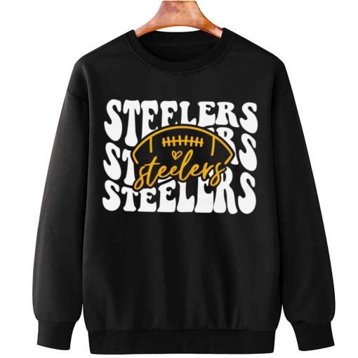 T Sweatshirt Hanging TSBN120 Steelers Team Boho Groovy Style Pittsburgh Steelers T Shirt
