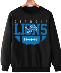 T Sweatshirt Hanging TSBN131 Sketch The Duke Draw Detroit Lions T Shirt