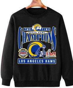 T Sweatshirt Hanging TSBN168 Two Time Super Bowl Champions Los Angeles Rams T Shirt