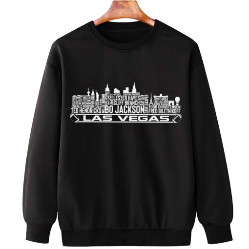 T Sweatshirt Hanging TSSK04 Las Vegas All Time Legends Football City Skyline T Shirt
