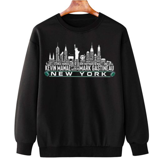 T Sweatshirt Hanging TSSK15 New York All Time Legends Football City Skyline T Shirt