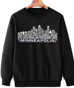 T Sweatshirt Hanging TSSK17 Minneapolis All Time Legends Football City Skyline T Shirt