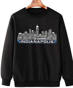 T Sweatshirt Hanging TSSK19 Indianapolis All Time Legends Football City Skyline T Shirt