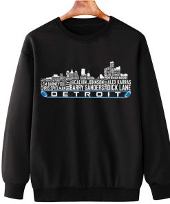 T Sweatshirt Hanging TSSK21 Detroit All Time Legends Football City Skyline T Shirt
