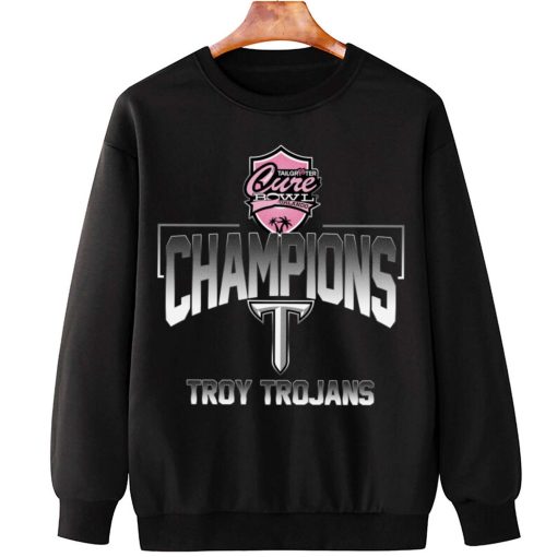 T Sweatshirt Hanging Troy Trojans Cure Bowl Champions T Shirt