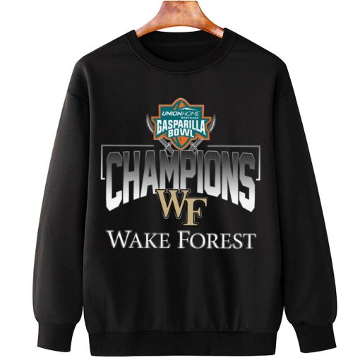 T Sweatshirt Hanging Wake Forest Gasparilla Bowl Champions T Shirt