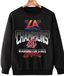 T Sweatshirt Hanging Washington State Cougars LA Bowl Champions T Shirt