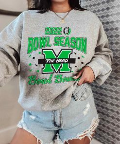 T Sweatshirt Women 0 DSBS21 Marshall Thundering Herd College Football 2022 Bowl Season T Shirt