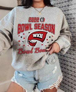 T Sweatshirt Women 0 DSBS35 Western Kentucky Hilltoppers College Football 2022 Bowl Season T Shirt