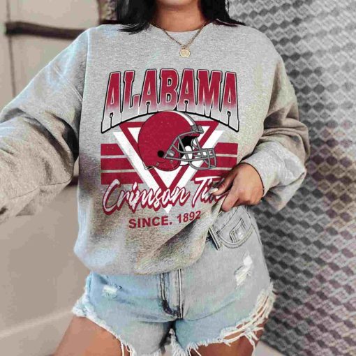 T Sweatshirt Women 0 TSNCAA05 Alabama Crimson Tide Vintage Team University College NCAA Football T Shirt