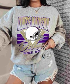 T Sweatshirt Women 0 TSNCAA10 James Madison Dukes Vintage Team University College NCAA Football T Shirt