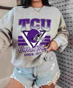 T Sweatshirt Women 0 TSNCAA17 Tcu Horned Frogs Vintage Team University College NCAA Football T Shirt