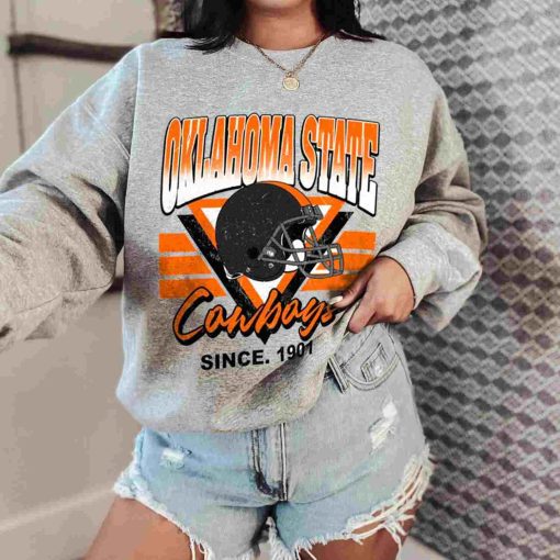 T Sweatshirt Women 0 TSNCAA24 Oklahoma State Cowboys Vintage Team University College NCAA Football T Shirt