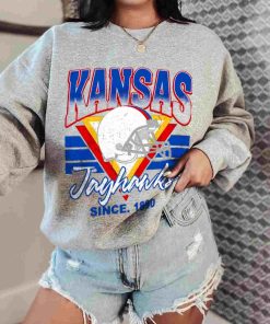 T Sweatshirt Women 0 TSNCAA26 KANSAS Jayhawks Vintage Team University College NCAA Football T Shirt