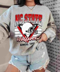 T Sweatshirt Women 0 TSNCAA27 Nc State Wolfpack Vintage Team University College NCAA Football T Shirt