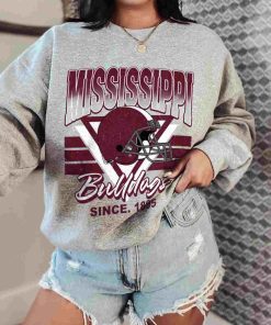 T Sweatshirt Women 0 TSNCAA28 Mississippi Bulldogs Vintage Team University College NCAA Football T Shirt