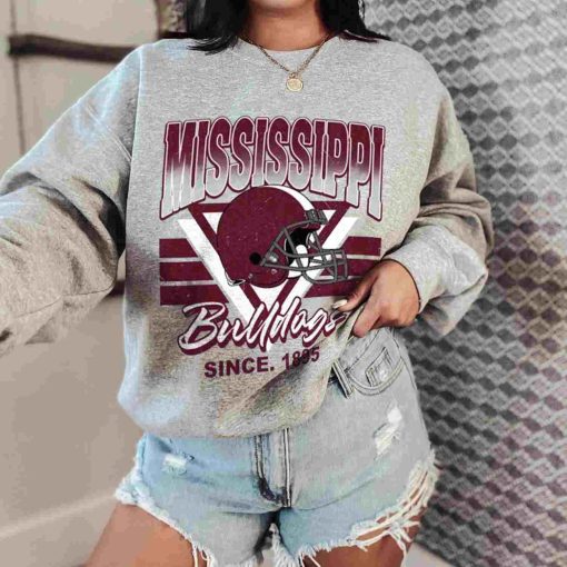 T Sweatshirt Women 0 TSNCAA28 Mississippi Bulldogs Vintage Team University College NCAA Football T Shirt