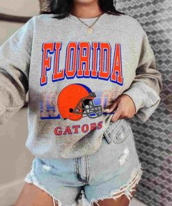 T Sweatshirt Women 0 TSNCAA42 Florida Gators Retro Helmet University College NCAA Football T Shirt