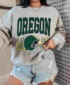 T Sweatshirt Women 0 TSNCAA58 Oregon Ducks Retro Helmet University College NCAA Football T Shirt
