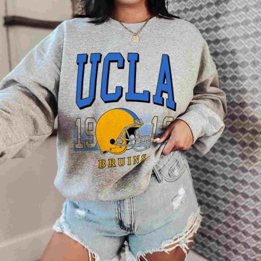 T Sweatshirt Women 0 TSNCAA65 Ucla Bruins Retro Helmet University College NCAA Football T Shirt