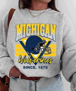 T Sweatshirt Women 00 TSNCAA01 Michigan Wolverines Vintage Team University College NCAA Football T Shirt